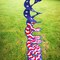 New In the Breeze 5183 Stars & Stipes Curlie Wind Spinner, Red, White and Blue, Medium
